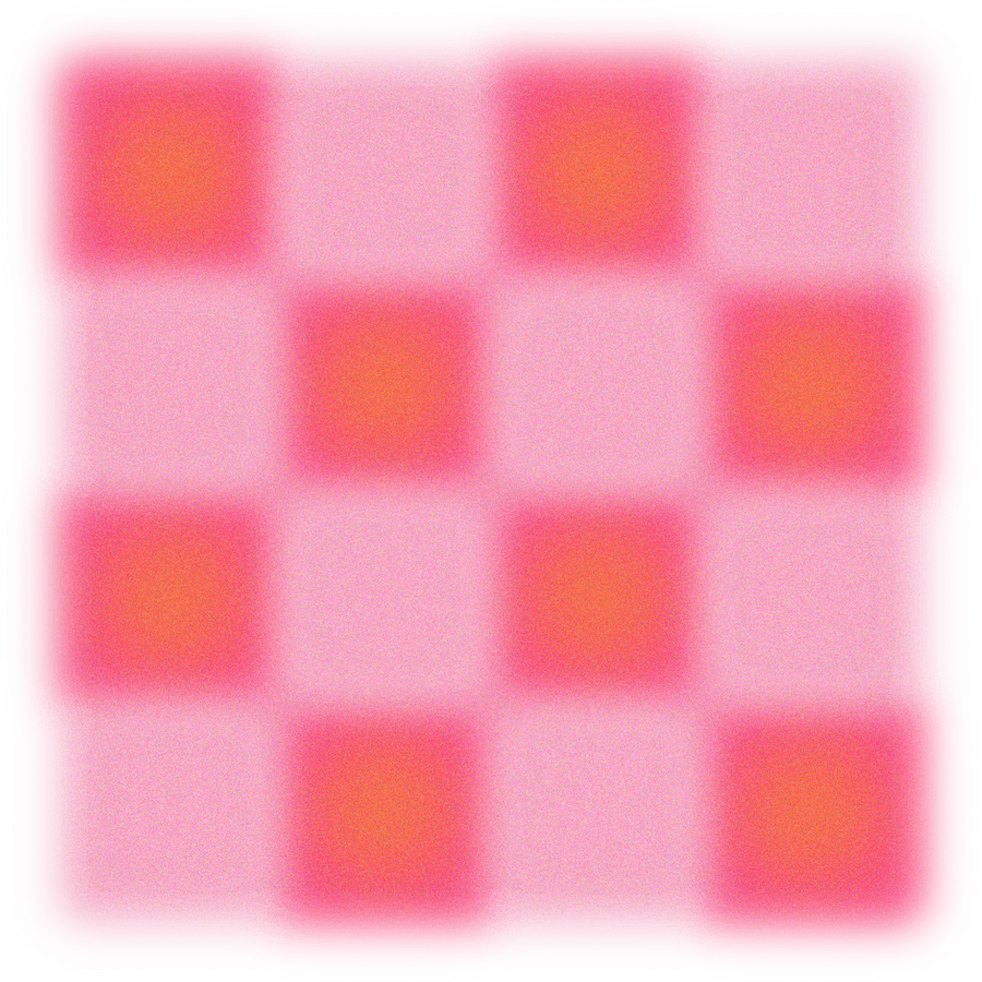 Blurry Glowing Gradient Checkered Tile 